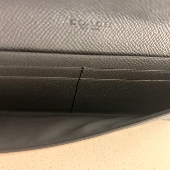 COACH Midnight Blue Leather Wristlet and Wallet Set - Picture 13 of 14